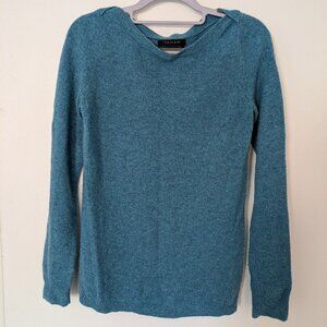 Lahari teal cashmere seater